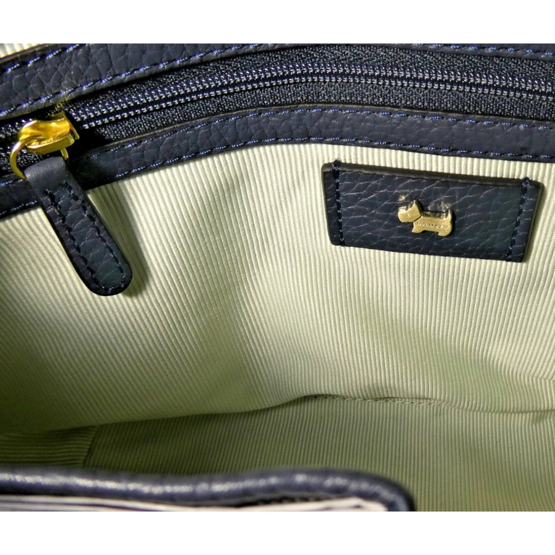 Radley Wood Street Women's Medium Cross Body Leather Bag Ink Blue (New with tags)