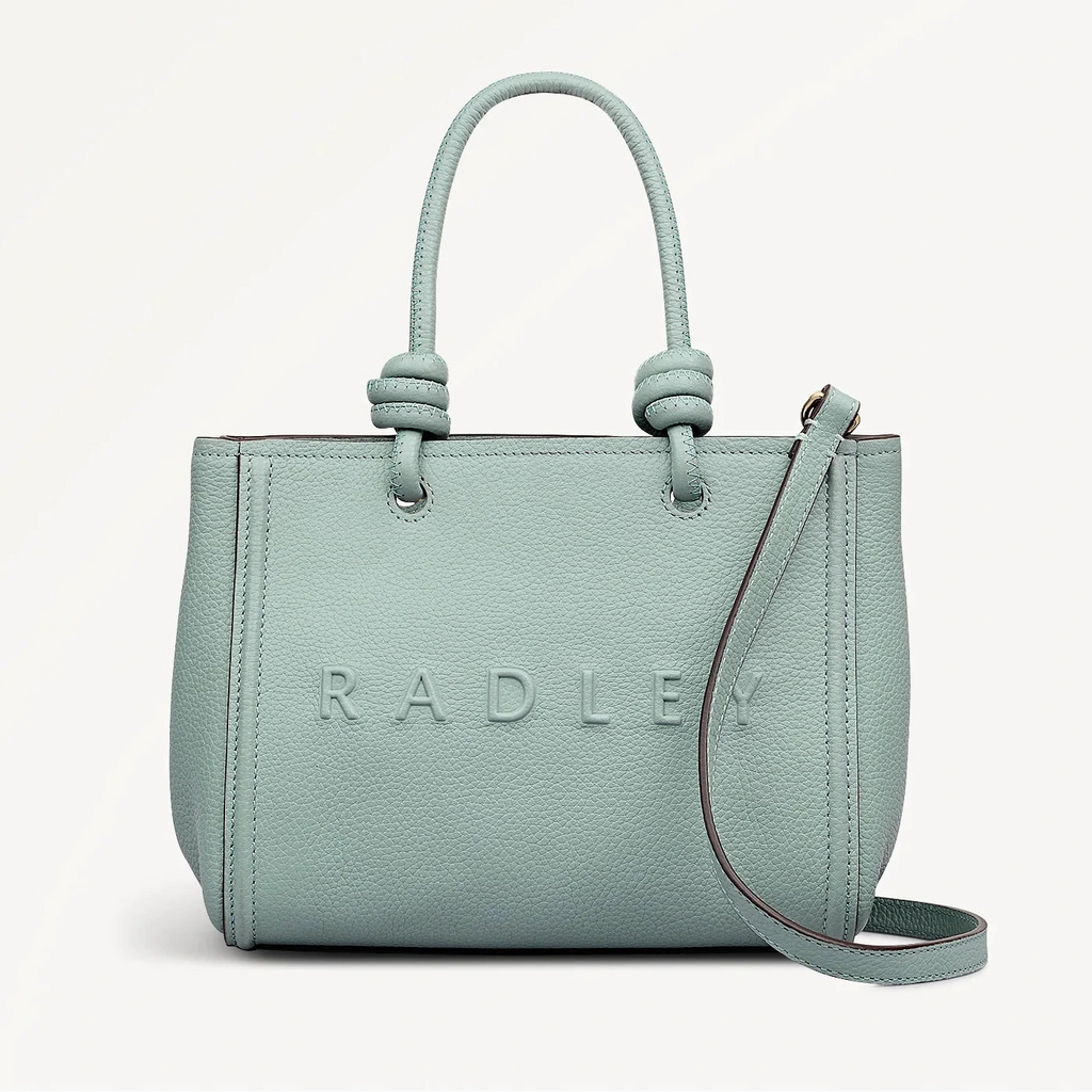 Radley Ridgeway Gardens - Mini Ziptop Grab Bag - Green Water (New with tags)