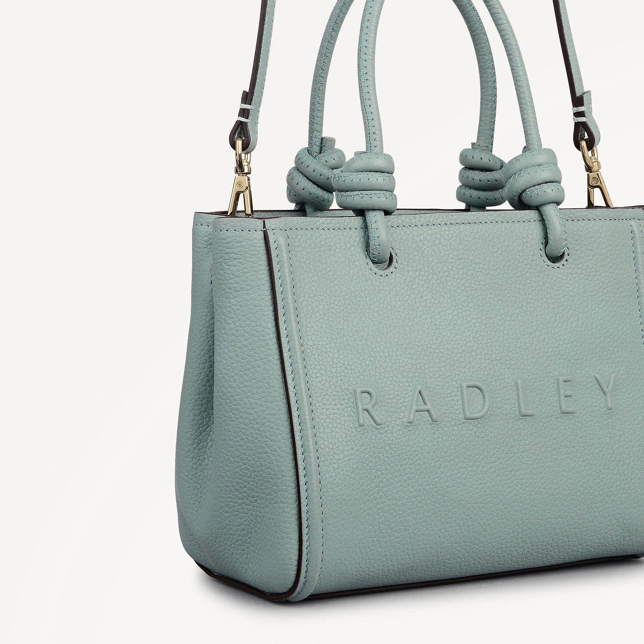 Radley Ridgeway Gardens - Mini Ziptop Grab Bag - Green Water (New with tags)