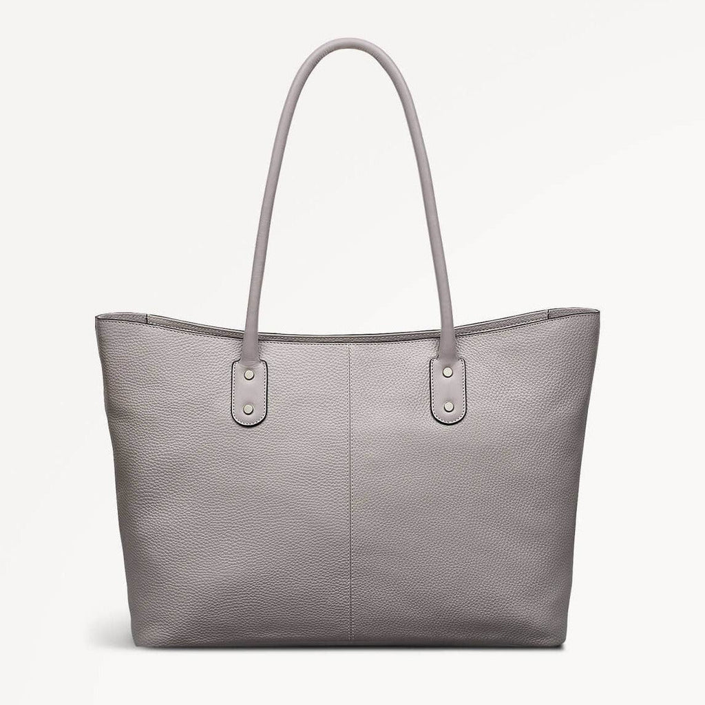 Radley Southwark Lane - Large Ziptop Tote Bag - Ash Grain Leather (NWT) (Defect)