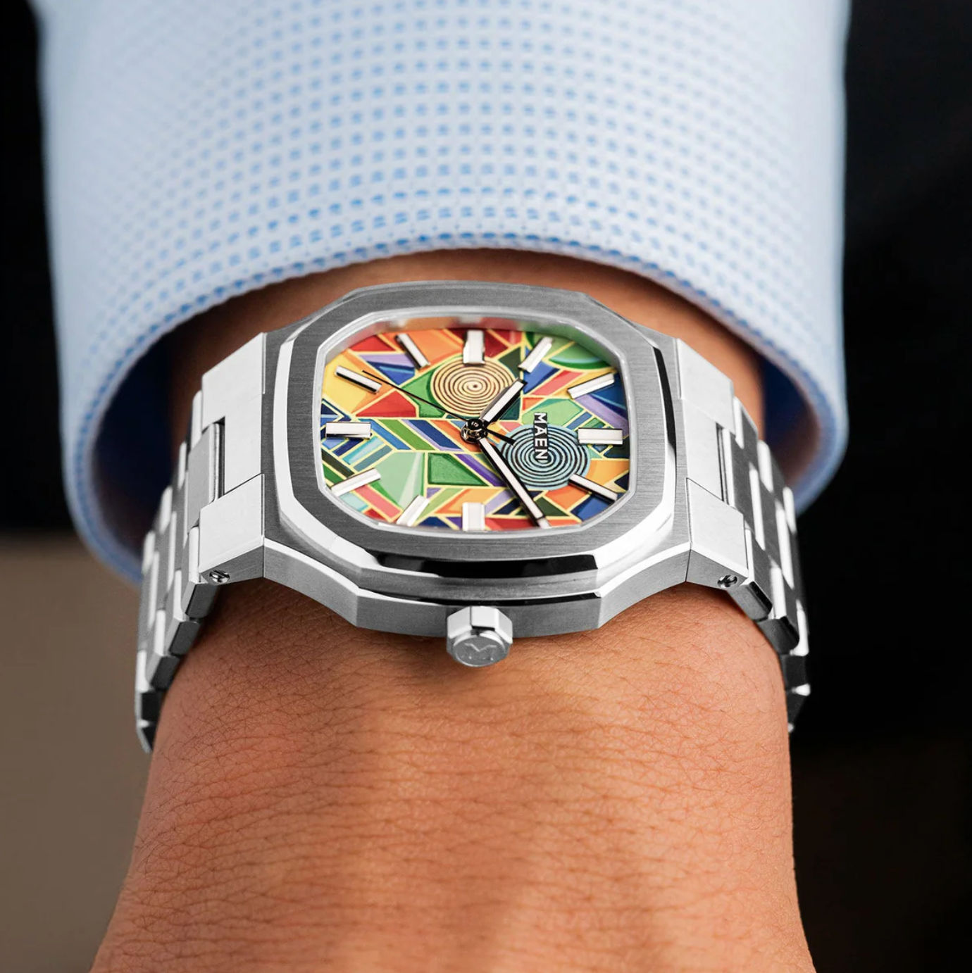 Maen x IFL Manhattan Paradox Limited Edition 37mm Automatic Watch (New Full Set)