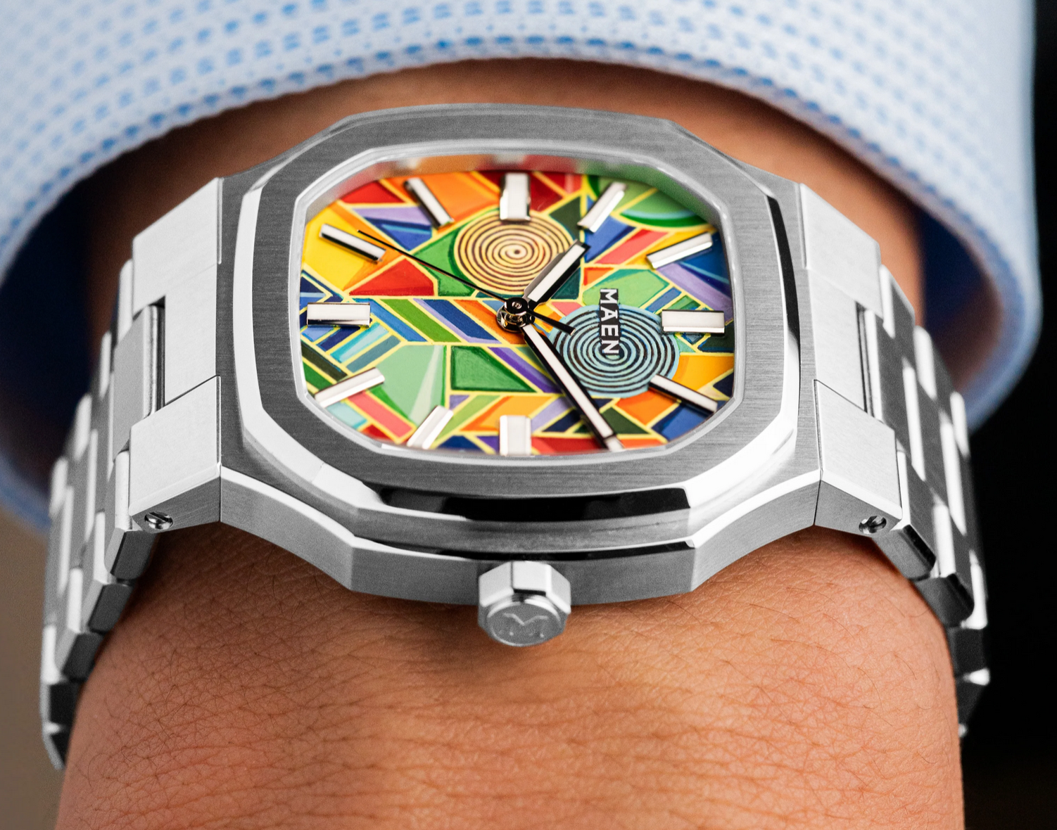 Maen x IFL Manhattan Paradox Limited Edition 37mm Automatic Watch (New Full Set)