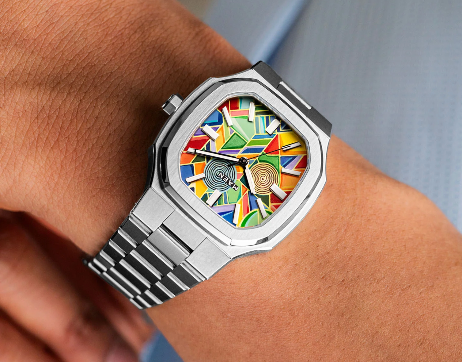 Maen x IFL Manhattan Paradox Limited Edition 37mm Automatic Watch (New Full Set)