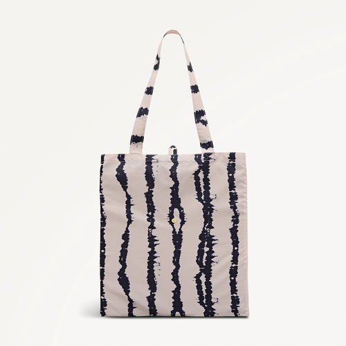 Radley - Tie Dye Stripe Foldaway Reusable Shopping Bag - Salt (NWT)
