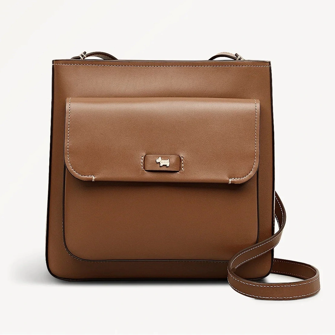 Radley Talbot Way - Small Ziptop Cross Body Bag - Cognac Brown (New With Tags)