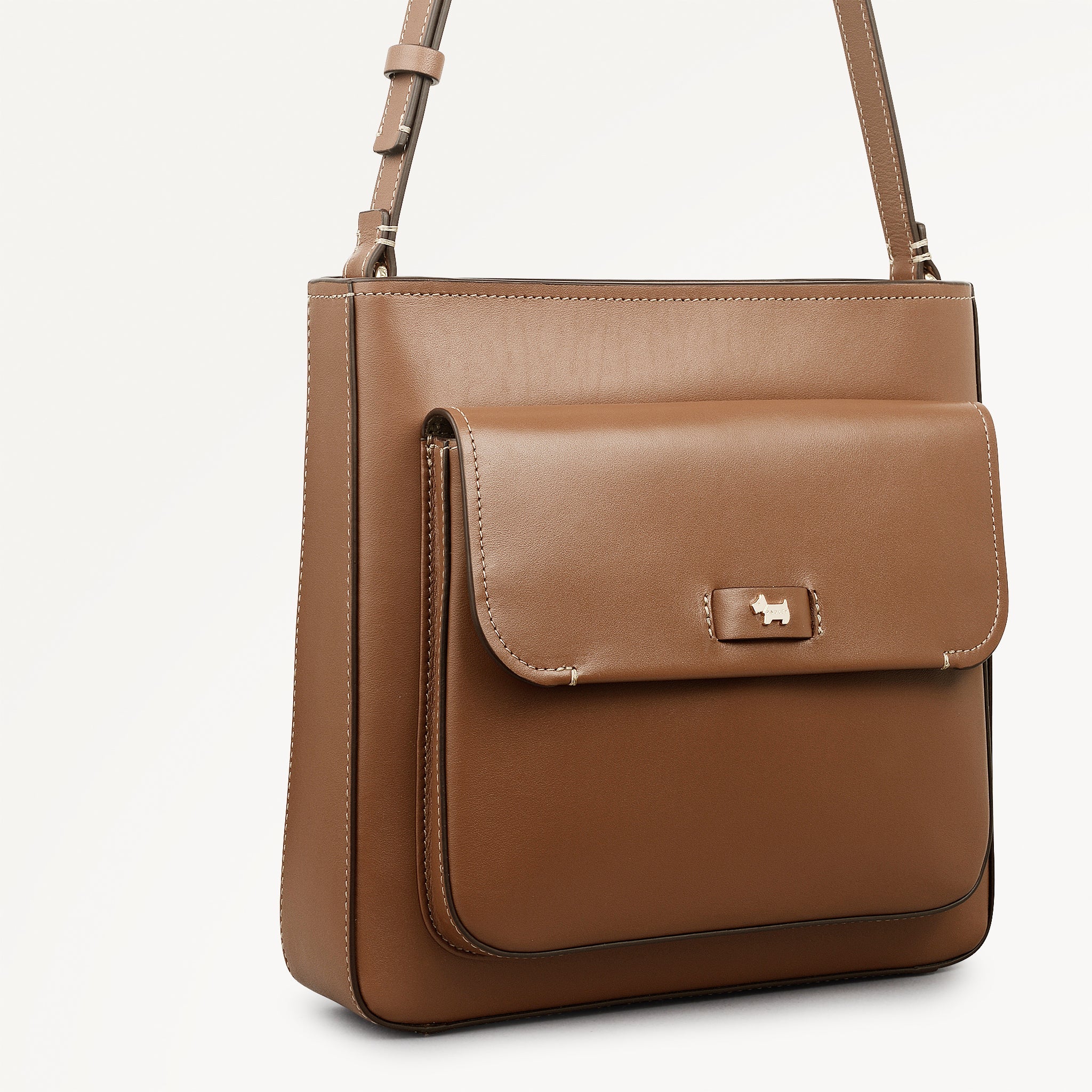 Radley Talbot Way - Small Ziptop Cross Body Bag - Cognac Brown (New With Tags)