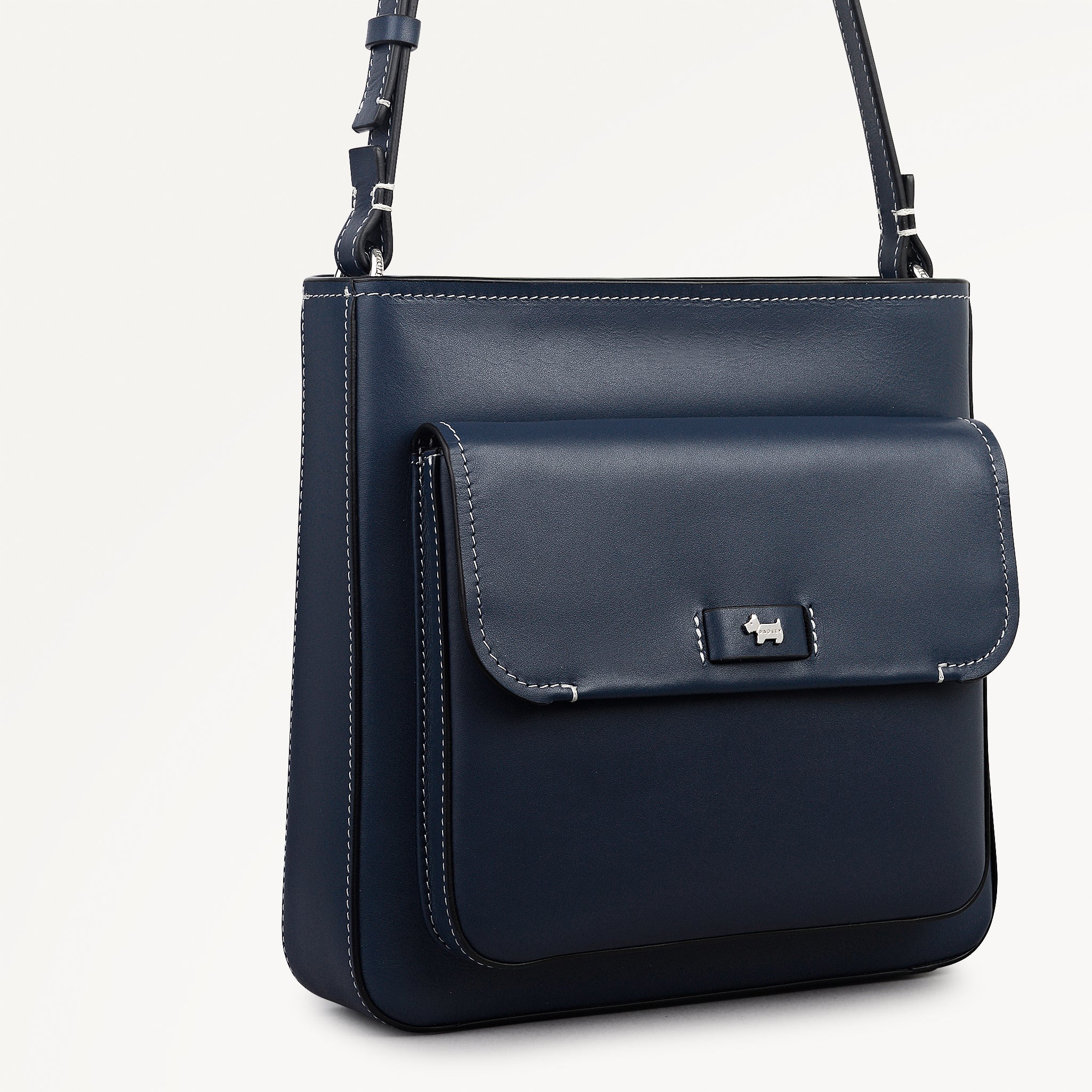 Radley Talbot Way - Small Ziptop Cross Body - Naval Blue (New With Tags)