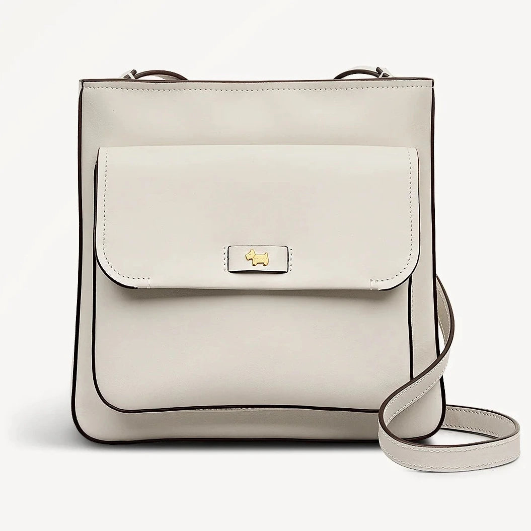 Radley Talbot Way - Small Ziptop Cross Body - Shell Off White (New With Tags)