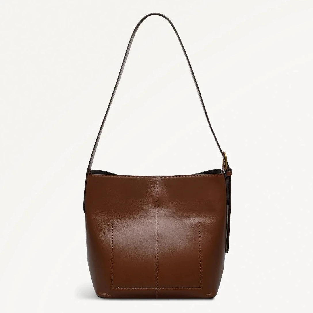 Radley Threadneedle Street - Open Top Shoulder Bag - Tortoise Brown (NWT)