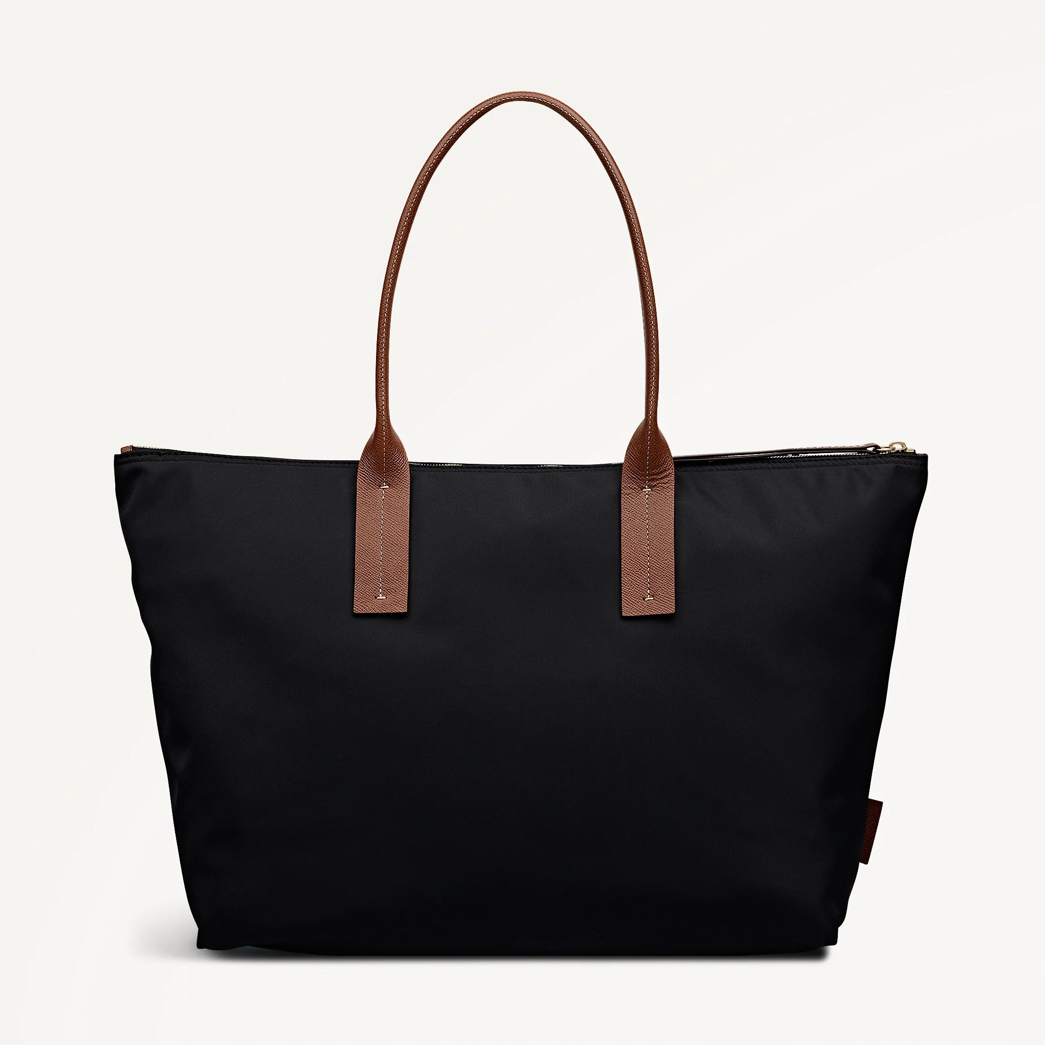 Radley The Townley - Large Ziptop Fabric Tote Bag - Black (NWT)