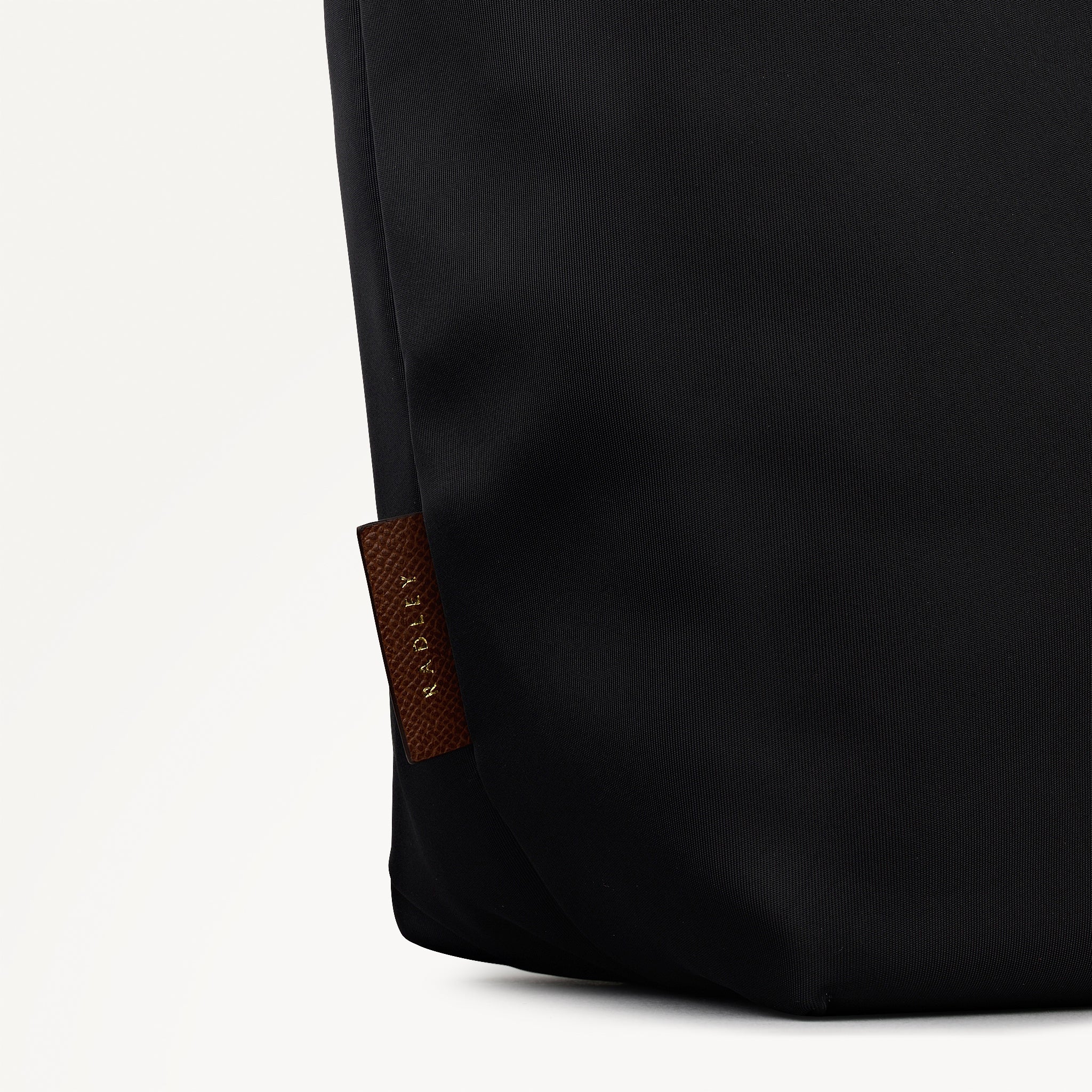 Radley The Townley - Large Ziptop Fabric Tote Bag - Black (NWT)