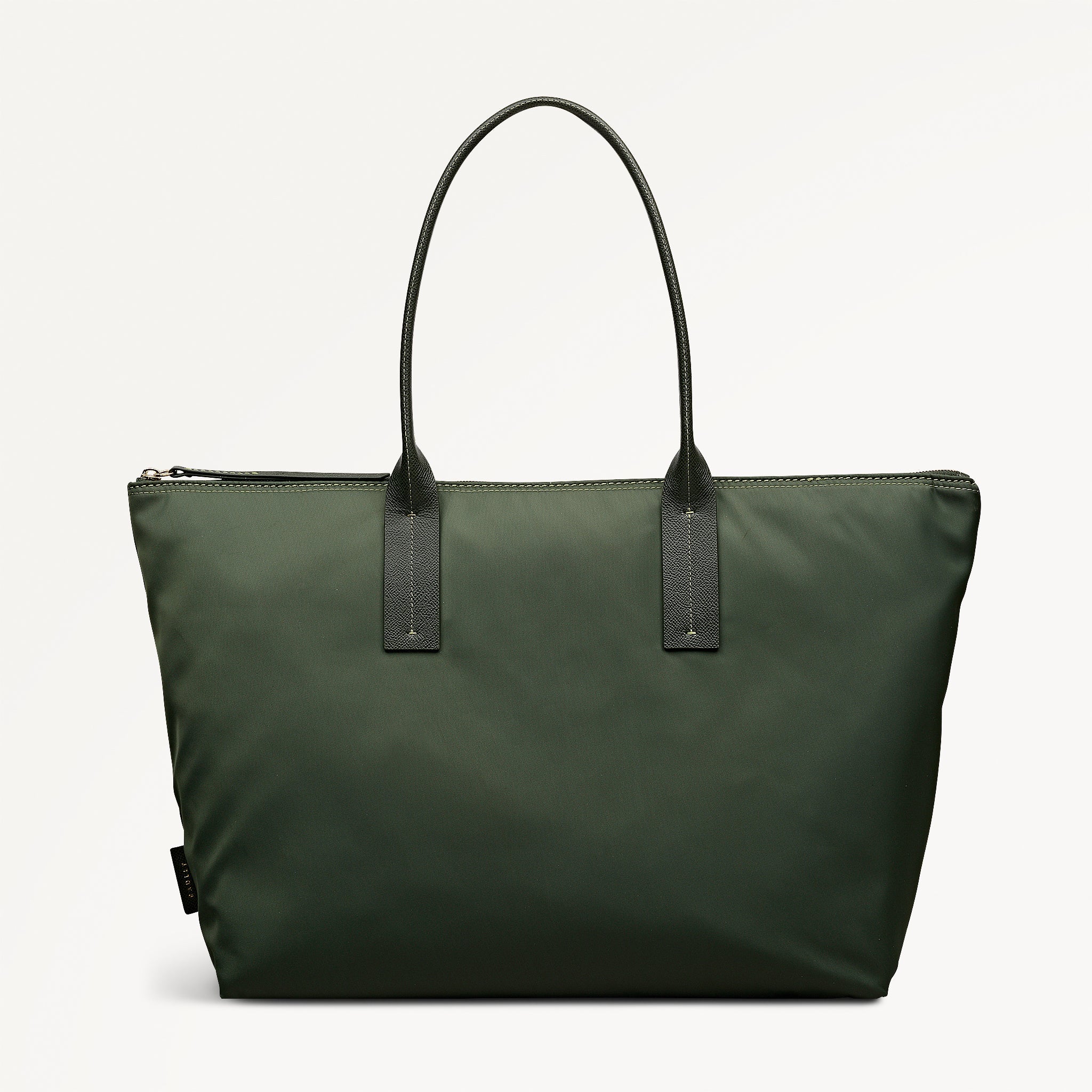 Radley The Townley - Large Ziptop Fabric Tote Bag - Fern Green (NWT)