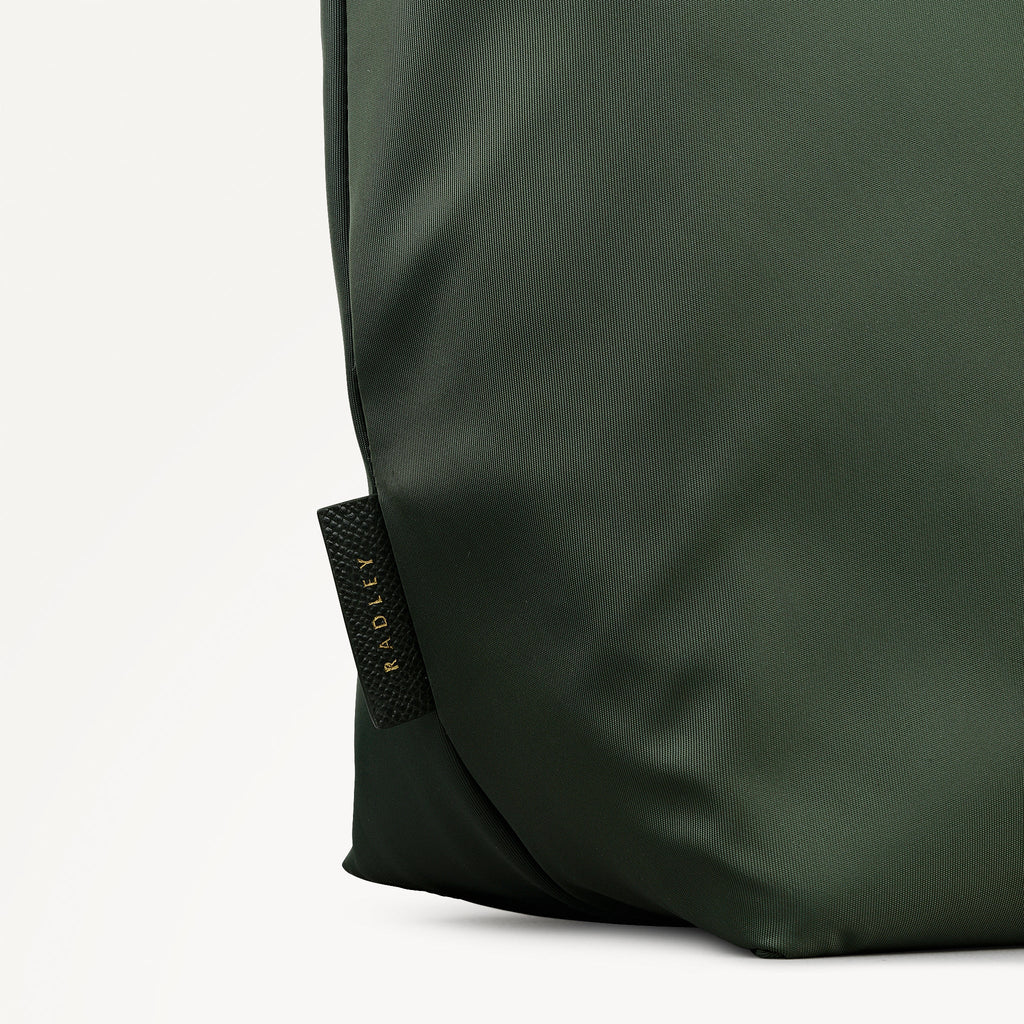 Radley The Townley - Large Ziptop Fabric Tote Bag - Fern Green (NWT)