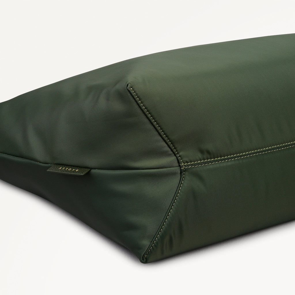 Radley The Townley - Large Ziptop Fabric Tote Bag - Fern Green (NWT)