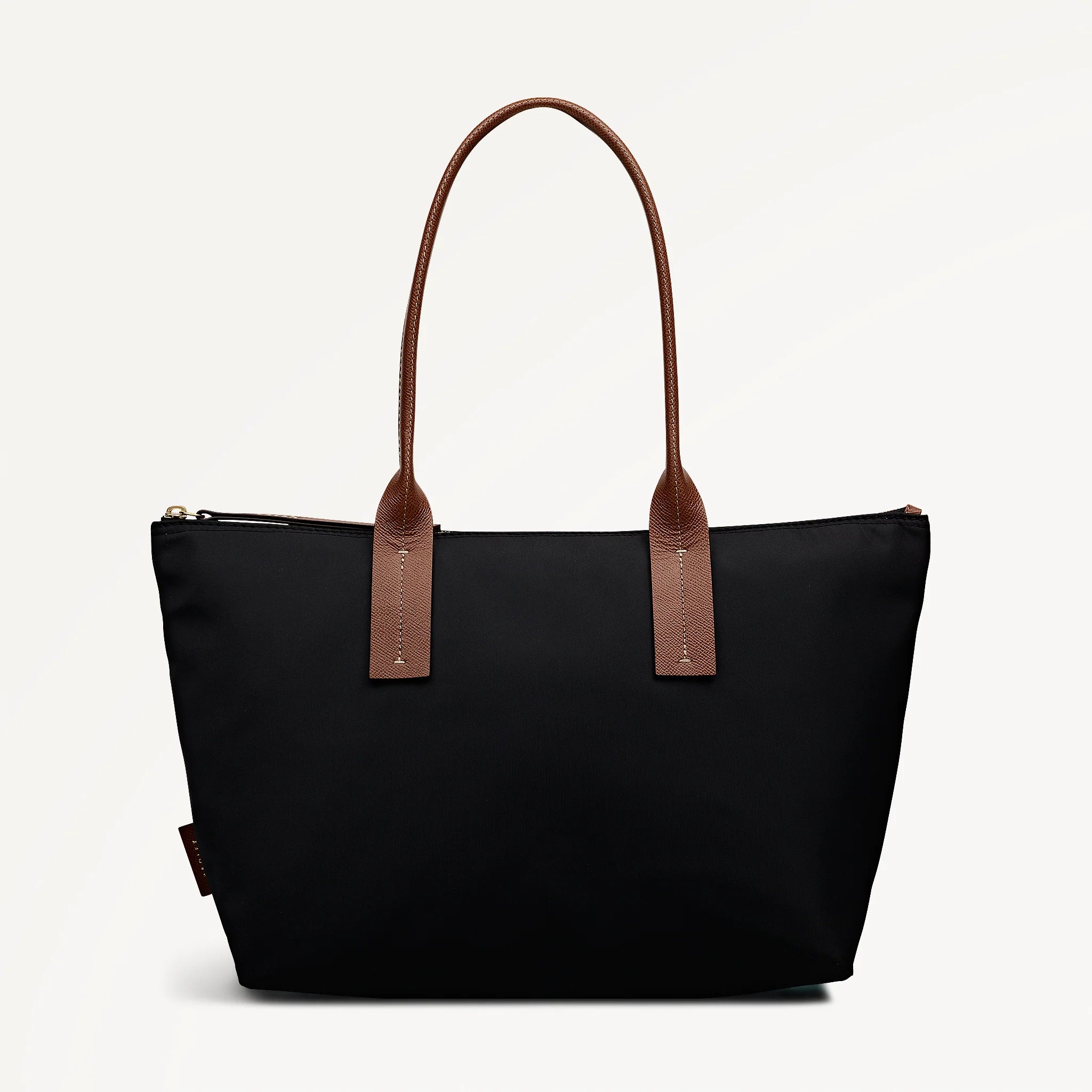 Radley The Townley - Medium Ziptop Fabric Grab Bag - Black (NWT)