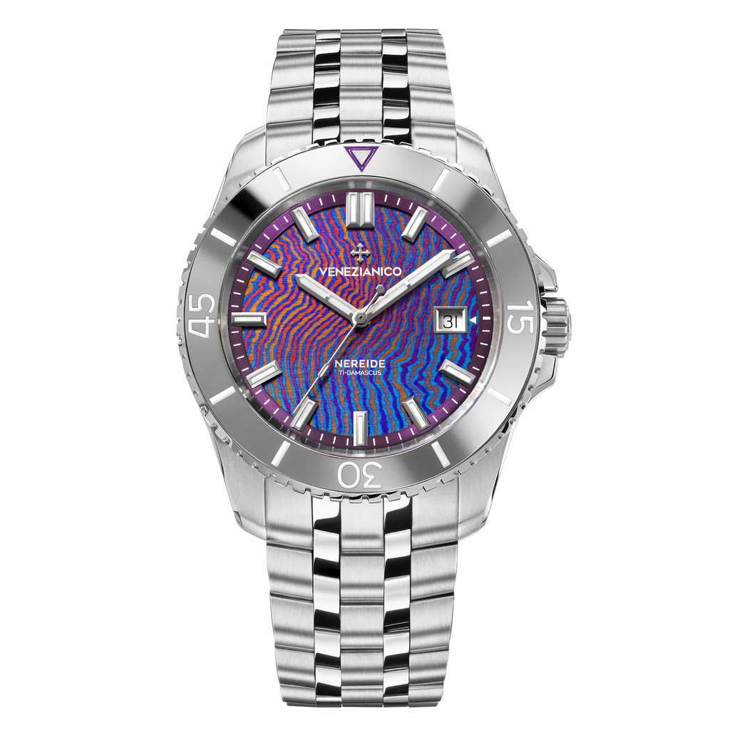 Venezianico Nereide Ti-Damascus Full Set Limited Edition Automatic Watch