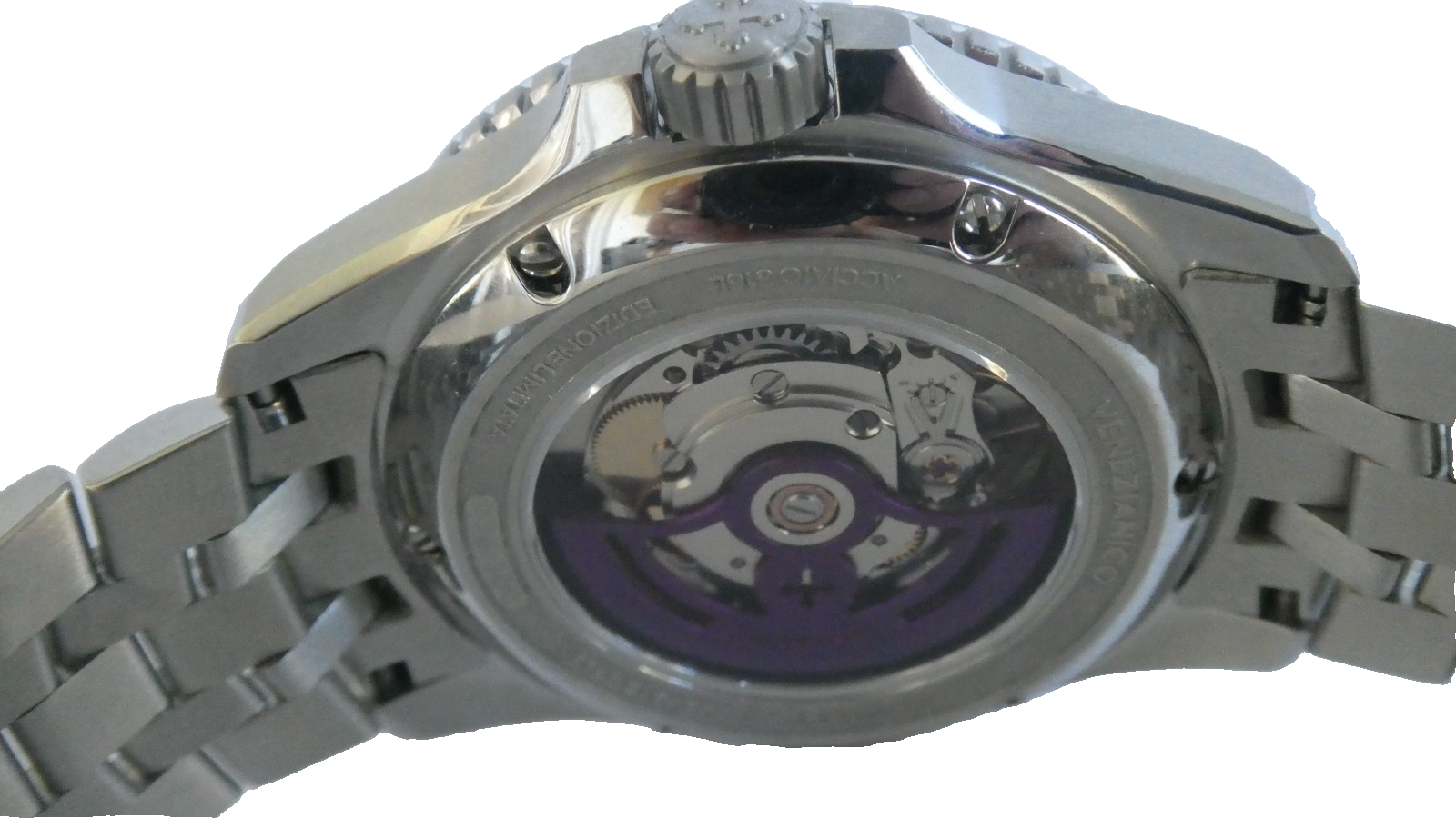 Venezianico Nereide Ti-Damascus Full Set Limited Edition Automatic Watch