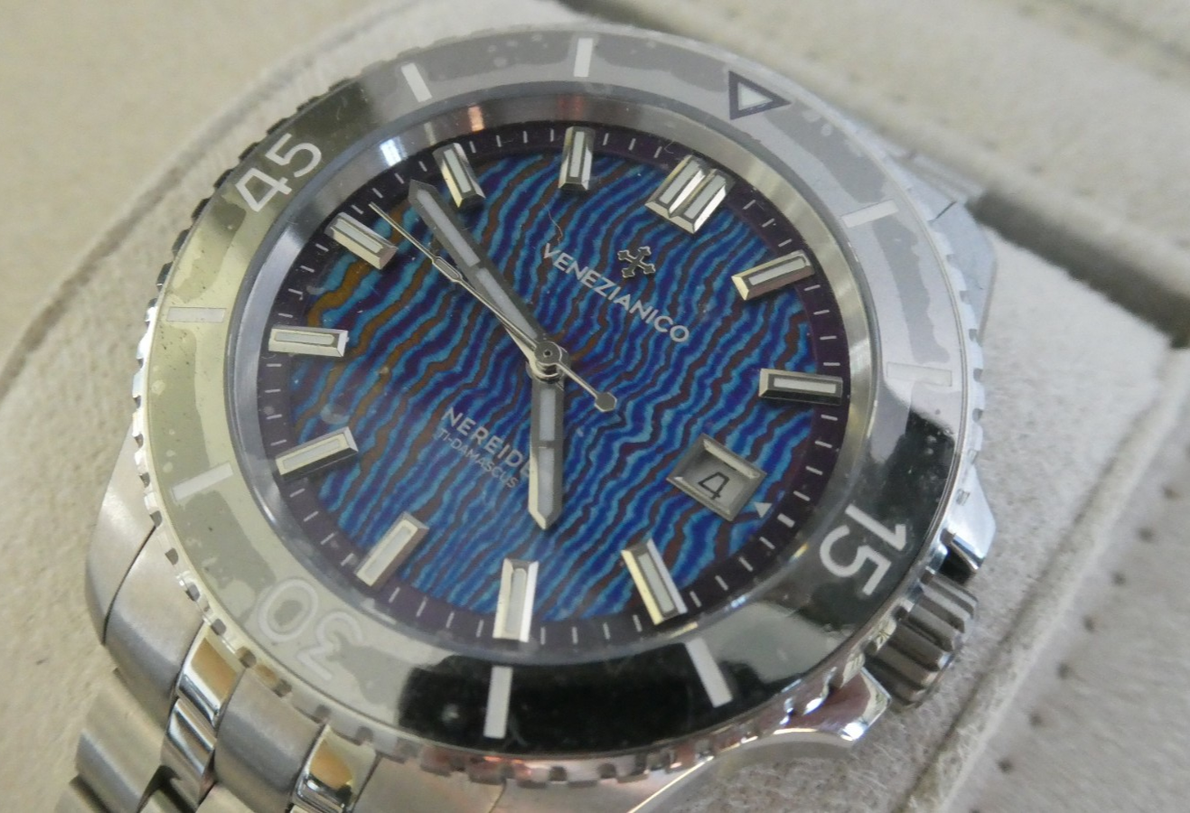 Venezianico Nereide Ti-Damascus Full Set Limited Edition Automatic Watch