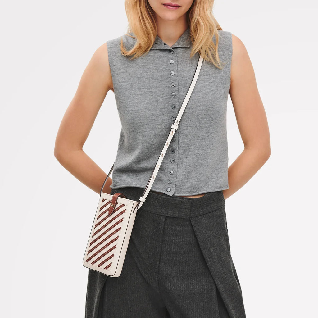 Radley Willis Street - Medium Phone Cross Body Bag - Salt (NWT)