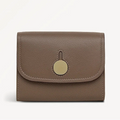 Radley Bathurst Mews - Medium Flapover Purse - Coffee Brown Grain Leather (NWT)