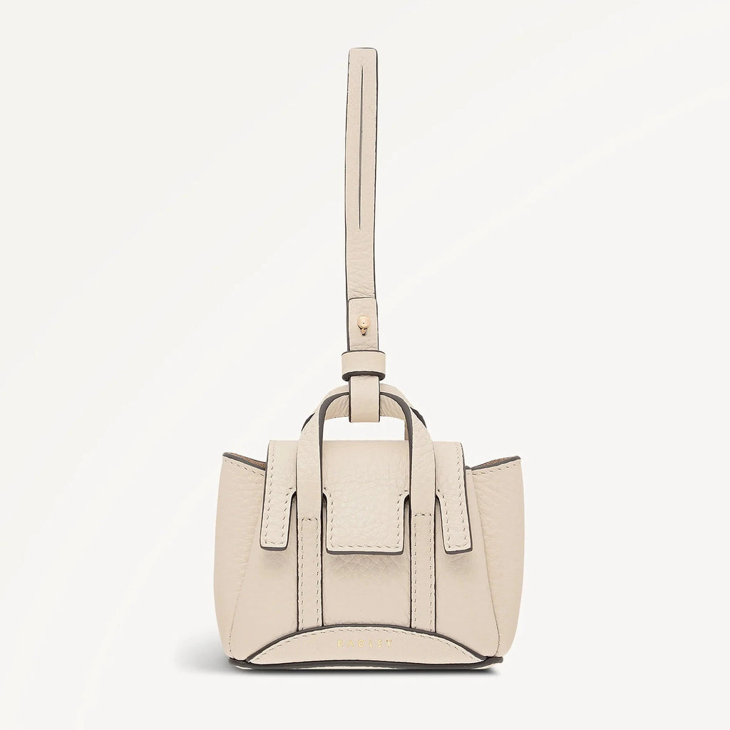 Radley The Chancery - Bag Charm - Salt White Grain Leather (NWT)