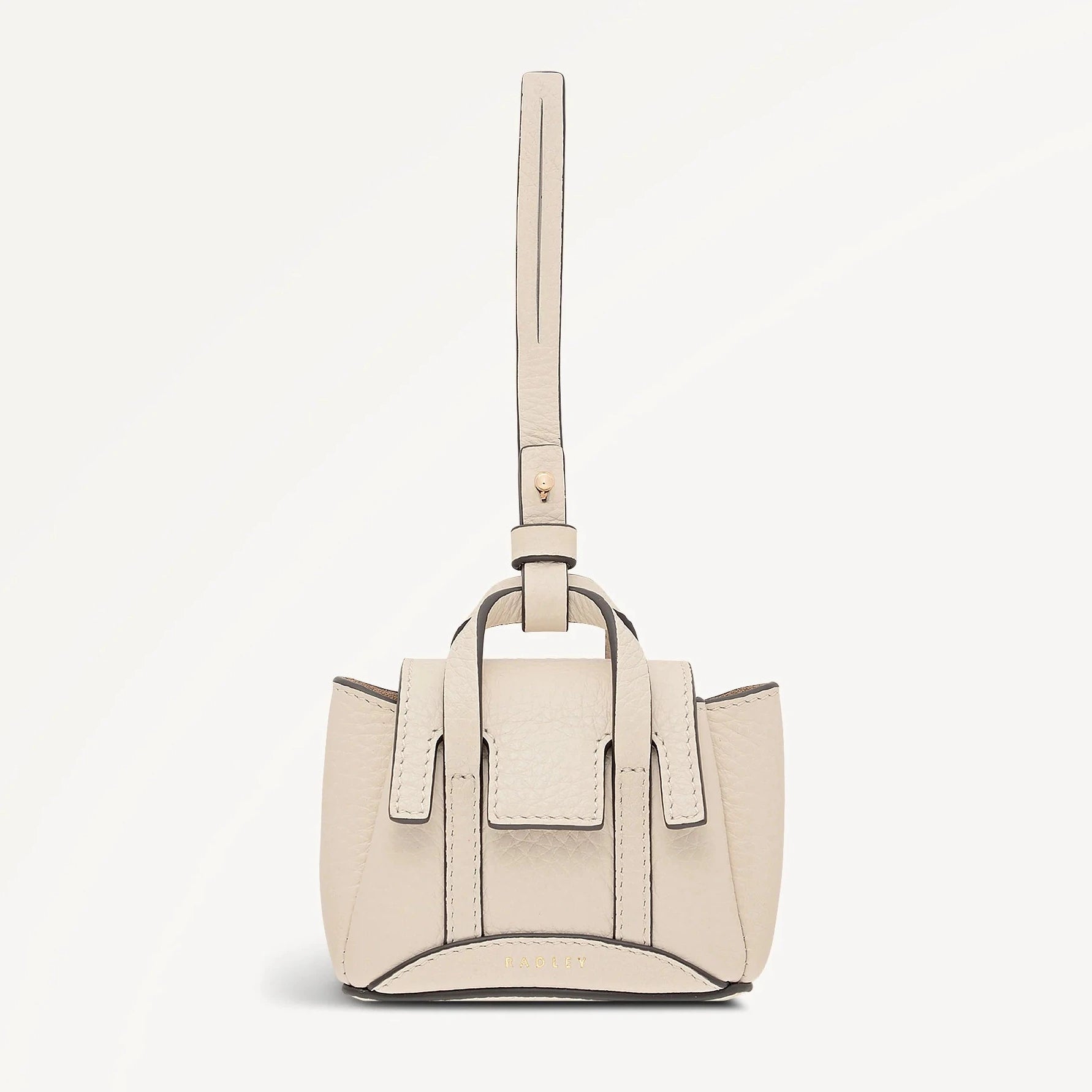 Radley The Chancery - Bag Charm - Salt White Grain Leather (NWT)
