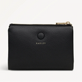 Radley Mallow Street - Medium Bifold Purse - Black Grain Leather (NWT)