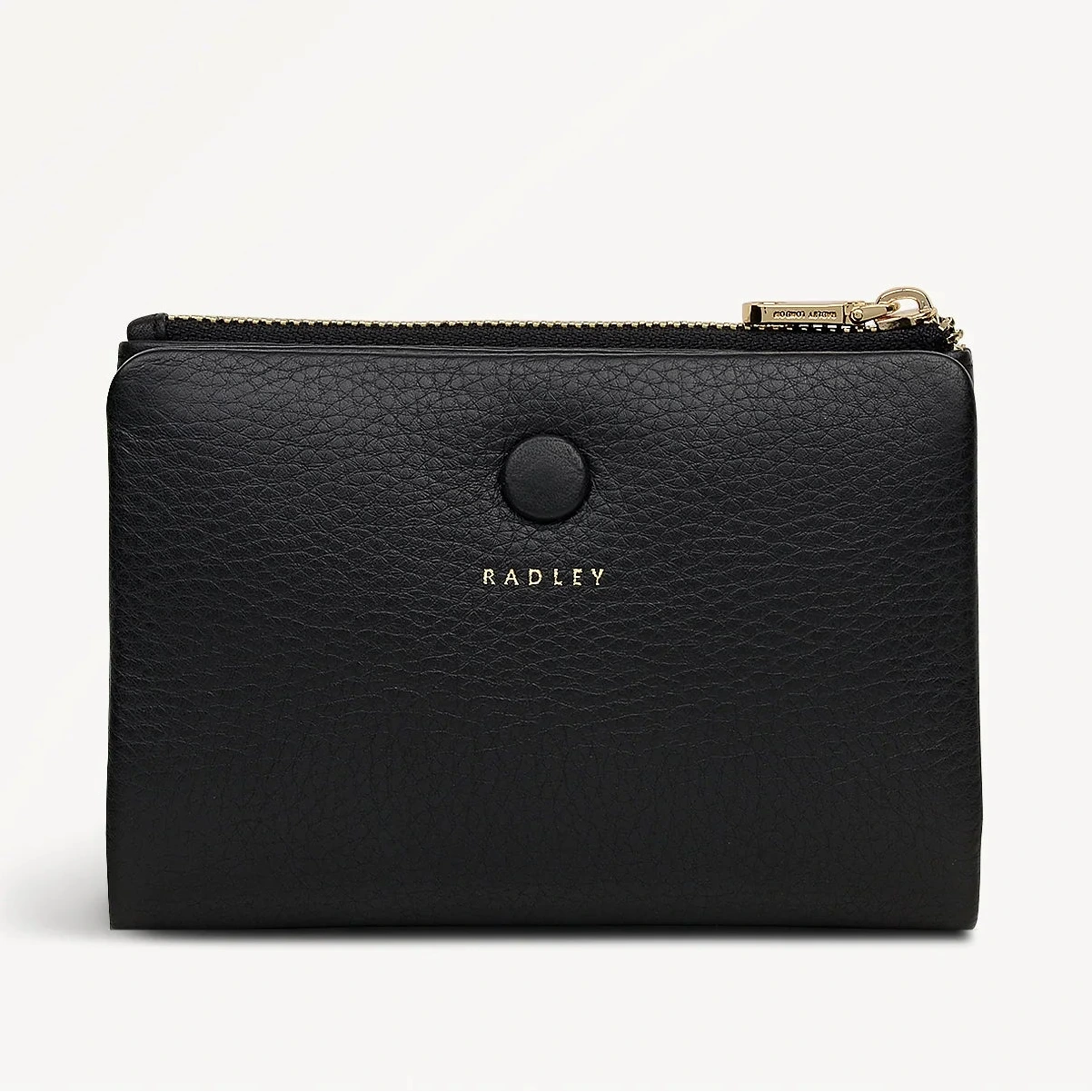 Radley Mallow Street - Medium Bifold Purse - Black Grain Leather (NWT)