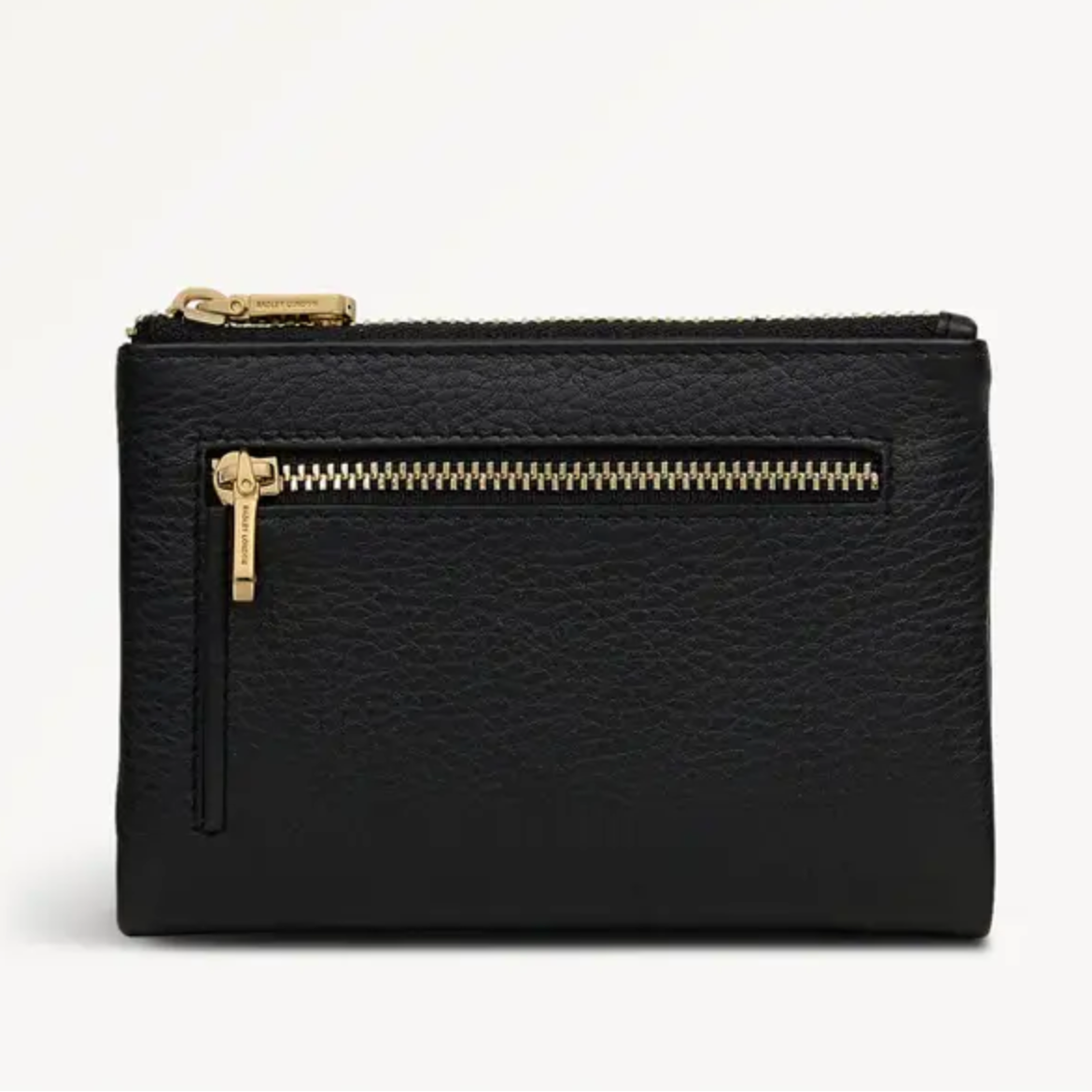 Radley Mallow Street - Medium Bifold Purse - Black Grain Leather (NWT)